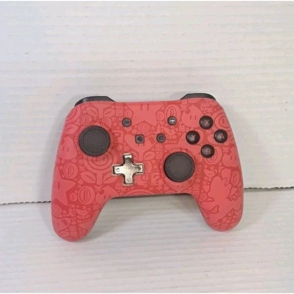 Nintendo Switch PowerA Wired Controller Mario Design Works Needs Replacement Cab